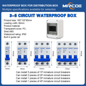 Waterproof distribution box air switch box charging pile protection box outdoor air switch leakage exposed installation