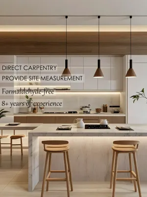 【SG Local Contractor】【Custom Furniture】Kitchen Renovation /Island Table /Kitchen Cabinet / Carpentry works
