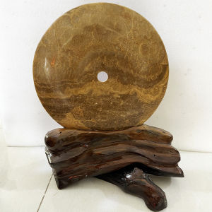 Đồng điếu đá tự nhiên đường kính 33 CM 29 cm 39 cm cho người mệnh Kim và Thổ ( chọn ở ô chọn)