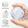 Diamond Protective Case Suitable for Samsung Galaxy Buds 2 Pro Buds Live Wireless Earbuds Case Water Ripple Pattern PC Cover with Keychain Earphone Accessories. 