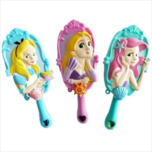 YOYO CHARMING อลิซราพันเซล หวีเจ้าหญิง นางเงือก อุปกรณ์แต่งผม หวีเบาะอากาศ เด็กสาวทารกหญิง ดูแลเส้นผม แปรงสำหรับผม เด็กๆเด็กผู้หญิง