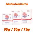 Kapas Selection Kecantikan/kapas pembersih muka / Kapas Selection Facial Cotton / Kapas Pembersih Wajah / Kapas Kecantikan / 35Gr | 50Gr | 75 Gr / Kapas Wajah Pembersih Make up – COD. 