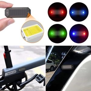 Solar Car Alarm LED Light Auto Car Alarm Security System Warning Anti-Theft Caution Flash LED Light Blinking Red Flash Light Strobe Signal Lights