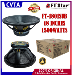 [CVTA]FT STAR PROFESSIONAL SPEAKER FT-1801SUB/18 INCHES/1500 WATTS/8 OHMS/PURE COPPER ELSV