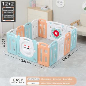 Childrens Baby Play Fence – Sturdy and Portable Guardrail for Your Little One (16 - 22pcs)