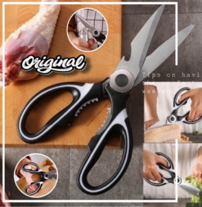 Gunting dapur besar / Gunting serbaguna / Gunting daging tajam / Penggunting kertas