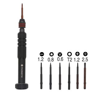 LITUILI 6 trong 1 Dụng cụ sửa chữa điện thoại di động Tuốc nơ vít Torx Cho Điện Thoại Thông Minh Máy Tính Bảng Mũi vít Bộ đầu tuốc nơ vít Bộ tua vít Bộ tua vít chính xác