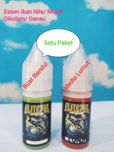 Essen Ikan Nila Sepaket untuk bandul & Umpan Media Lumut 10ML