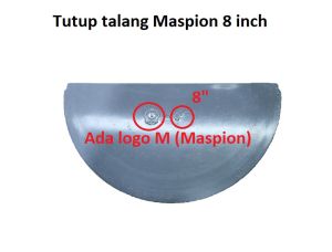 Tutup MASPION 8" 8 in inch inci talang air pvc atap rumah genting genteng hujan gutter cap caps aksesoris