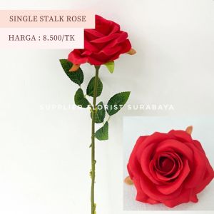 [1 TANGKAI] BUNGA MAWAR OMBRE SEMBUR SINGLE ROSE ARTIFICIAL ROSE FLOWER ROSES BUNGA HIAS BUNGA TANGAN MAWAR HOLLAND PALSU BUNGA KAIN HANDBOUQUET