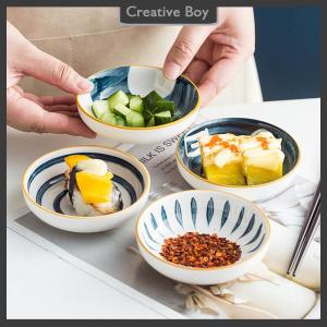 [Creative] Kitchen Dish Assorted Seasoning Mini Plate Dipping Sauce Vinegar Bowl Japanese Creative Tableware Home Dish Dinner Plate