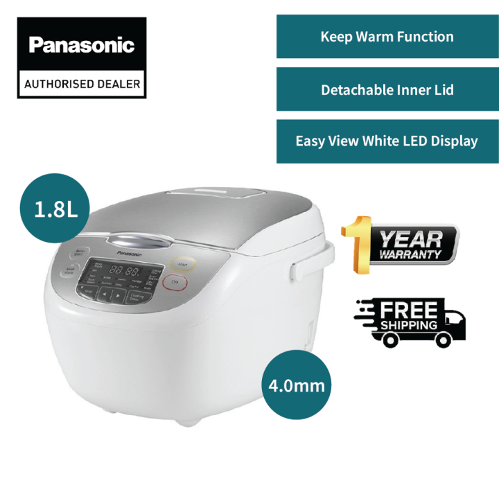 Panasonic SR-CX188 Jar Rice Cooker (1.8L) SR-CX188SSK | Lazada