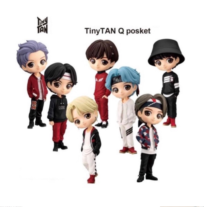 Qposket KPOP BTS Tinytan Jungkook V Jimin K.O Collectible