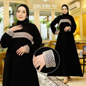 Gamis Abaya Turkey Dress Turki Baju Muslim Wanita Arab Tilla Renda Busui Dewasa Jetblack Bordir Terbaru 2022 Viral Kekinian Simple Elegan Mewah YM deFashion