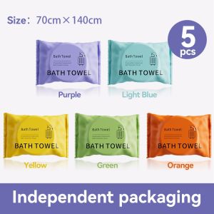 70x140CM Large Disposable Bath Towel Compressed Towel Travel Essential Towel Portable Cotton Towel