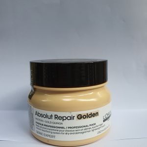 Dầu hấp nhũ vàng phục hồi tóc Loreal golden Absolut Repair 250ml-500ml