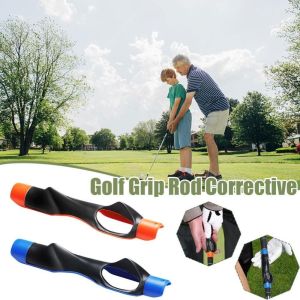 TRANQUIL HUT Plastic Blue/Orange Golf Aids Golf Grip Corrector Outdoor Training Golf Swing Correction Golf Swing Trainer Gesture Alignment Training Aids Golf Grip Trainer Attachment