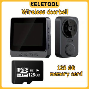 Video doorbell camera 1080P high-definition wide-angle video call two-way intercom intelligent doorbell home security