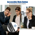 New Bee LC-B45 Bluetooth Earphones DSP+CVC8.0 Noise Reduction Bluetooth 5.0 Wireless Earphones 20hrs Talking Time Wireless Headset for Android Samsung S20 Huawei Xiaomi. 