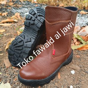 Sepatu safety boot kulit sapi berkualitas ujung besi king skn sepatu safety proyek sepatu safety kitchen sepatu kerja sepatu safeu pria sepatu safety wanita sepatu safety jahit keliling sepatu safety anti api anda