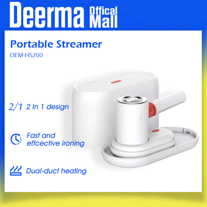 Deerma 2 In 1 Garment Steamers Portable Steam Ironing Machine 110ml