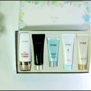 Set Kem chống nắng OHUI Day Shield Perfect Tone up Sunblock UV fore Special 5 món- lên tone nhẹ chống trôi hợp đi biển