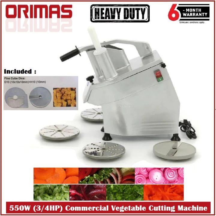 Orimas 550W (3/4HP) Commercial Vegetable Cutting Machine VC3 Heavy