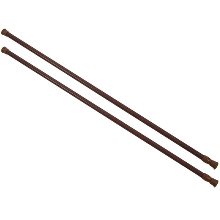 2X Extendable Telescopic Spring Loaded Net Voile Tension Curtain Rail ...