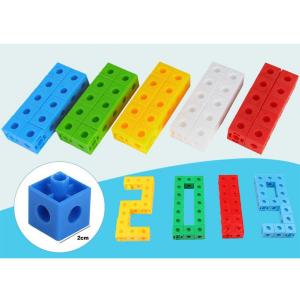 Dolity 100X Early Education Math Link Cubes Math Baby Gifts Learning Resources