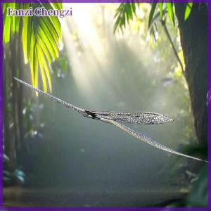 Fanzi 1 Bộ ghép hình câu đố đồ chơi côn trùng loạt tự làm mini lắp ráp 3D kim loại câu đố màu con chuồn chuồn mô hình cho trẻ em 14 + người lớn Quà Tặng