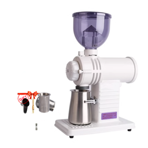 220V/110V Household Electric Coffee Grinder 10 File Adjustable Automatic Flat Burrs Herbs Nuts Beans Beans Grinding Machine N520