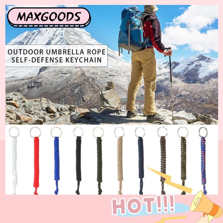 MAXG Nulticolors Monkey Fist Steel Ball Braided 7core Self Defense