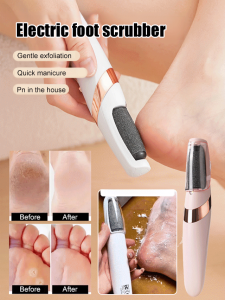 Electric foot cleaner Smooth feet Beautiful foot exfoliator Automatic foot scrub Foot pedicure tools Easy to clean