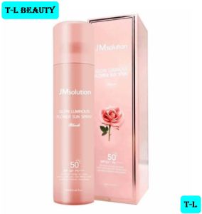 [TEM PHỤ + VAT] Kem chống nắng Hàn Quốc dạng xịt JM #hồng - JMsolution Glow Luminous Flower Sun Spray SPF50+ PA++++ 180ml