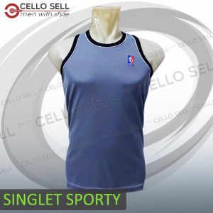 kaos singlet pria sporty