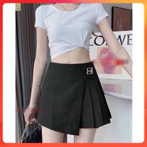 🔥[D003-7] Quần giả váy tuyết mưa lưng thun 2 KHOEN VUÔNG hàng Quảng Châu cực HOT - kholenqc