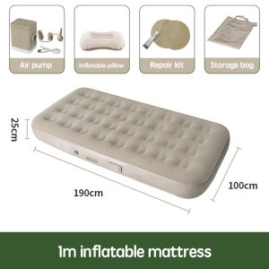 VOVOVA Inflatable Air Bed mattress Double or Single with Electric Pump Automatic Portable Foldable For Camping Tent outdoors Family