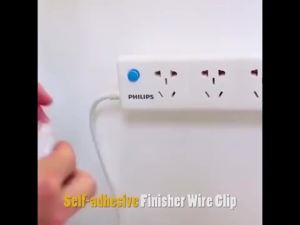 50Pcs Self Adhesive Cable Management Clips Cable Organizers for Under DeskWall