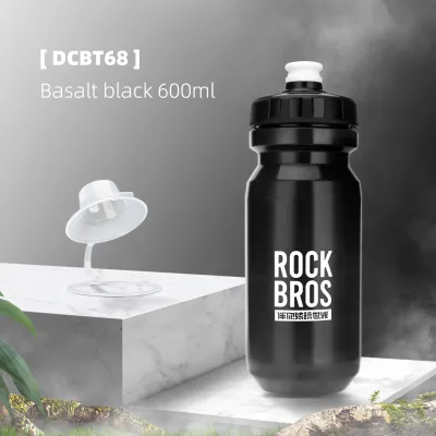 ROCKBROS Bicycle Water Bottle 600ml PP5 MTB Road Bike Water Bottle Squeeze Mug Outdoor Running Climbing Sports Kettle Bicycle Cup