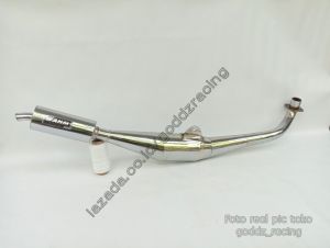 Knalpot Fiz R Force 1 F1zr Standar Racing Full Chrome AHM