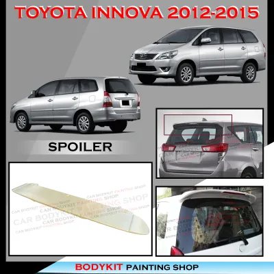 TOYOTA INNOVA 2012-2015 REAR SPOILER REAR TRUNK SPOILER LIP WITH LAMP -MATERIAL ABS BODYKIT