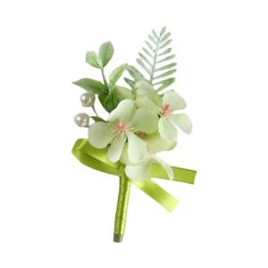 Handmade Silk cây xanh pin thiên nhiên độc đáo phong cách hoa đám cưới Trâm cho chú rể và người tham DỰ ĐÁM CƯỚI