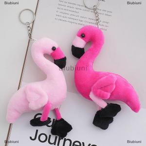 [COD] Biubiuni Dễ thương Flamingo Chim Nhồi Bông mềm búp bê sang trọng Đồ chơi Keychain Ba lô mặt dây chuyền đồ trang trí quà tặng