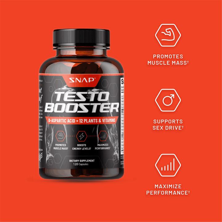 [ ของแท้ ระวังของปลอม ] Snap อาหารเสริม Testo Testosterone Booster