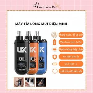 Máy tỉa lông mũi tỉa lông mũi UNKO máy cắt lông mũi sạc pin không đau chống nước nhỏ gọn_TLM2