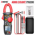 ANENG PN200ดิจิตอลหนีบมิเตอร์ Dc/ac 600A ปัจจุบัน4000นับมัลติมิเตอร์แอมมิเตอร์ทดสอบแรงดันไฟฟ้ารถเฮิร์ตความจุ NCV โอห์มทดสอบ. 