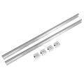 แบริ่งเชิงเส้นรางสไลด์คู่มือเพลา เพลาคู่มือสไลด์เชิงเส้น SBR20-1000mm Linear Slide Rail Shaft + 4pcs SBR20UU Baring Slide Block Hot 2ชิ้น. 