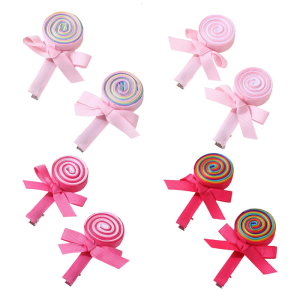 1 cặp thân thiện cung kẹp tóc đáng yêu Bowknot tóc em bé barrettes lolitas kẹp tóc cho festives dịp