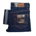 Uvall Celana Jeans Denim Panjang Pria Jumbo Standar Reguler Fit Cowok Hitam Pekat. 