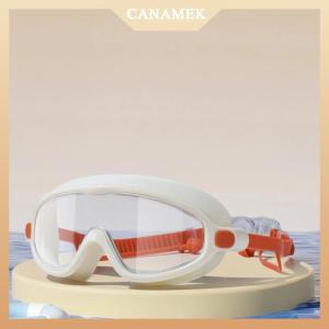 [CANAMEK] Kids Swimming Goggles Big Frame Anti-fog Waterproof Childrens Swim Goggles Boys And Girls Multi-color To Choose